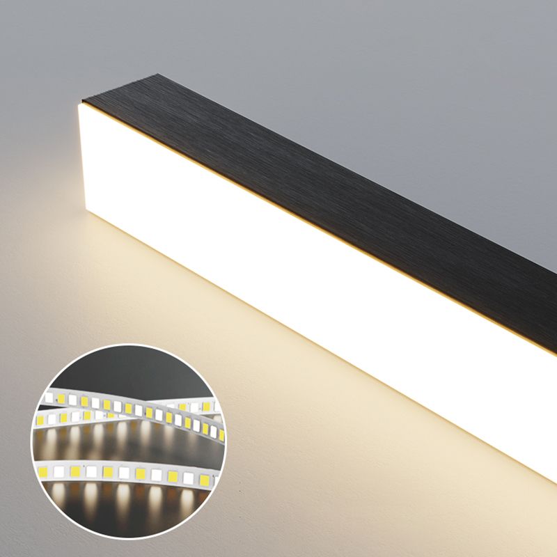 Integrated LED and acrylic diffuser detail
