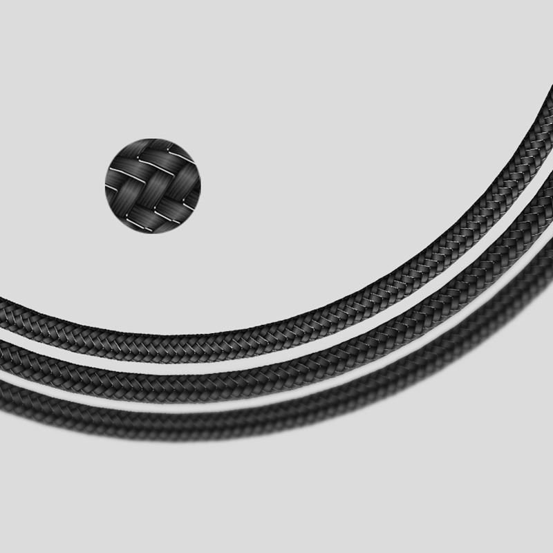 Braided suspension cable detail