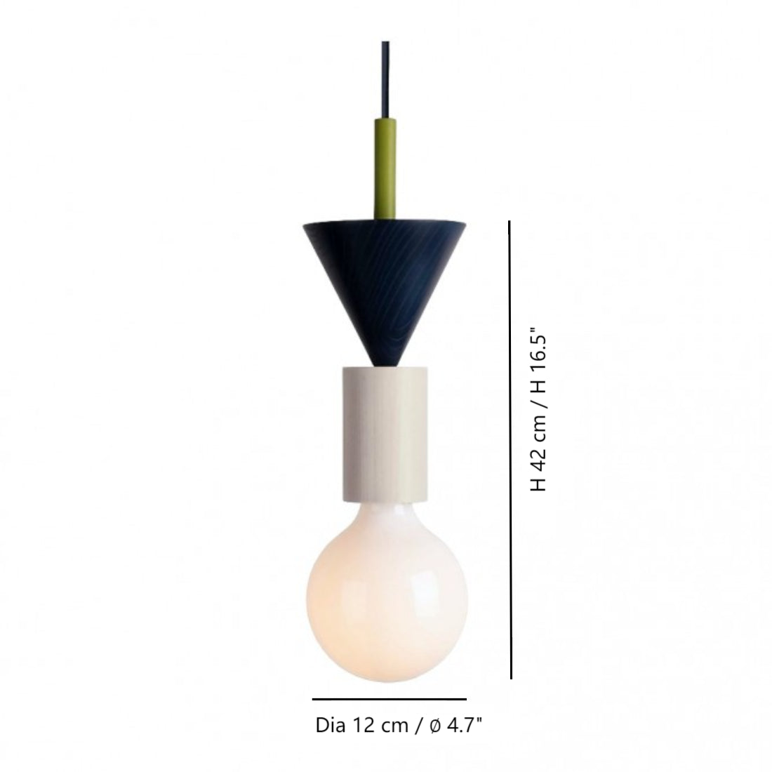 Lampada a sospensione in legno geometrico multicolore Alvar Size3.webp__PID:6ba5d159-223d-489d-9883-c4a81fa1598f