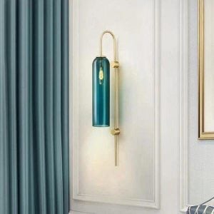 Lámpara colgante/aplique de pared de cristal