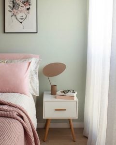 Lámpara de mesa moderna Ombre