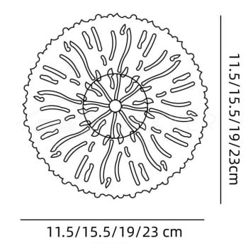 Applique da parete decorativa in ottone dorato con foglia di loto