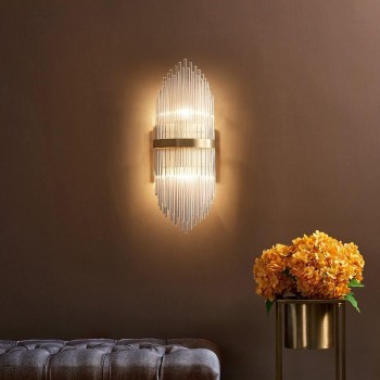 Kristallen wandlamp