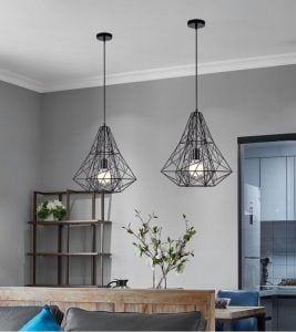 Cage Light Frame Pendant