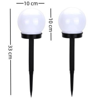 Luci solari da esterno, confezione da 8, luci da giardino a LED a energia solare