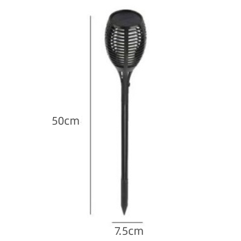 Antorchas solares Tiki con luces LED de llama para exteriores