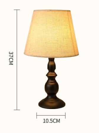 Lampada da tavolo in lino