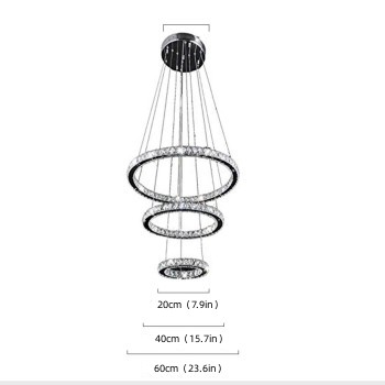 Cristallo LED multi-anello