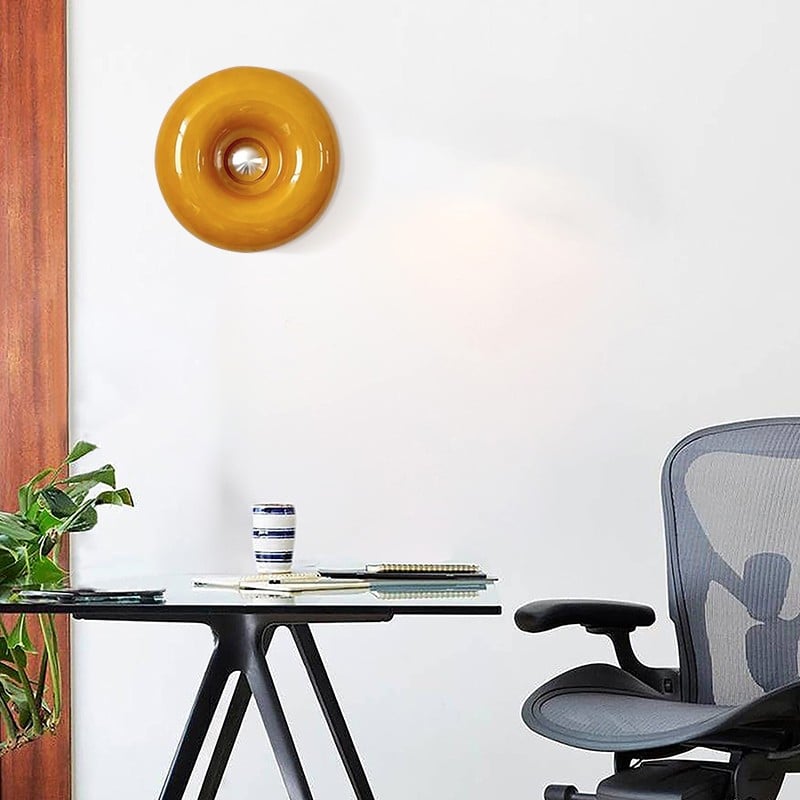 Decorative Glass Donut Table Lamp Wall Sconce S23