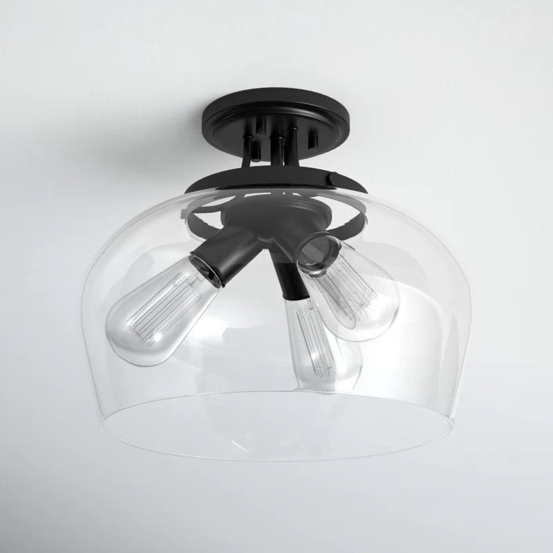 Plafonnier en verre transparent à 3 lumières Collina Modern Farmhouse sku2.webp__PID:8f03a999-3792-4405-892f-e366636f5114