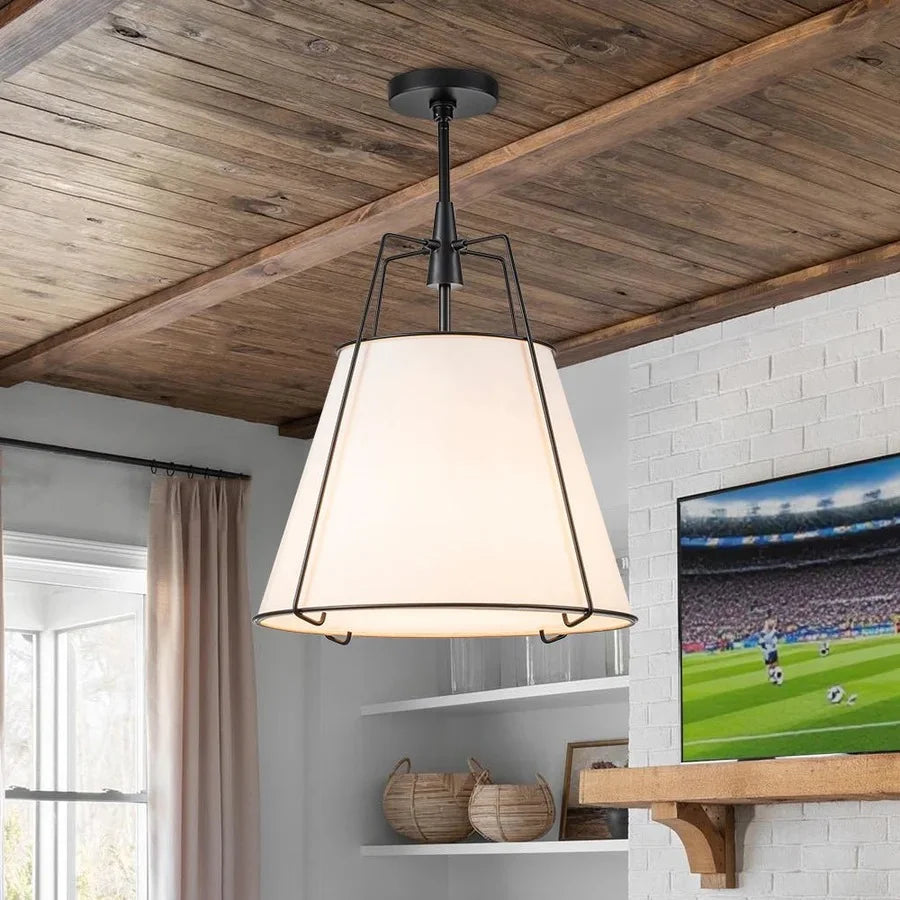 Lampada a sospensione grande Lethe in tessuto contemporaneo Drum (4).webp__PID:75d5062b-6985-4707-a3f2-aee93dee5802