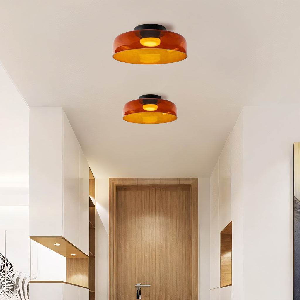 plafonnier en verre à disque de couche pour couloir.jpg__PID:94a4783a-40e2-4972-97e3-d6f219c30a0f