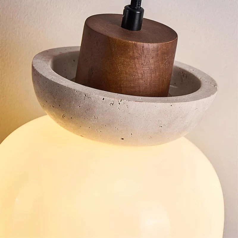 Lámpara colgante de vidrio esmerilado de travertino Angelia Wabi-Sabi (13).webp__PID:8502238b-1f79-4622-b296-3ec3614dd982