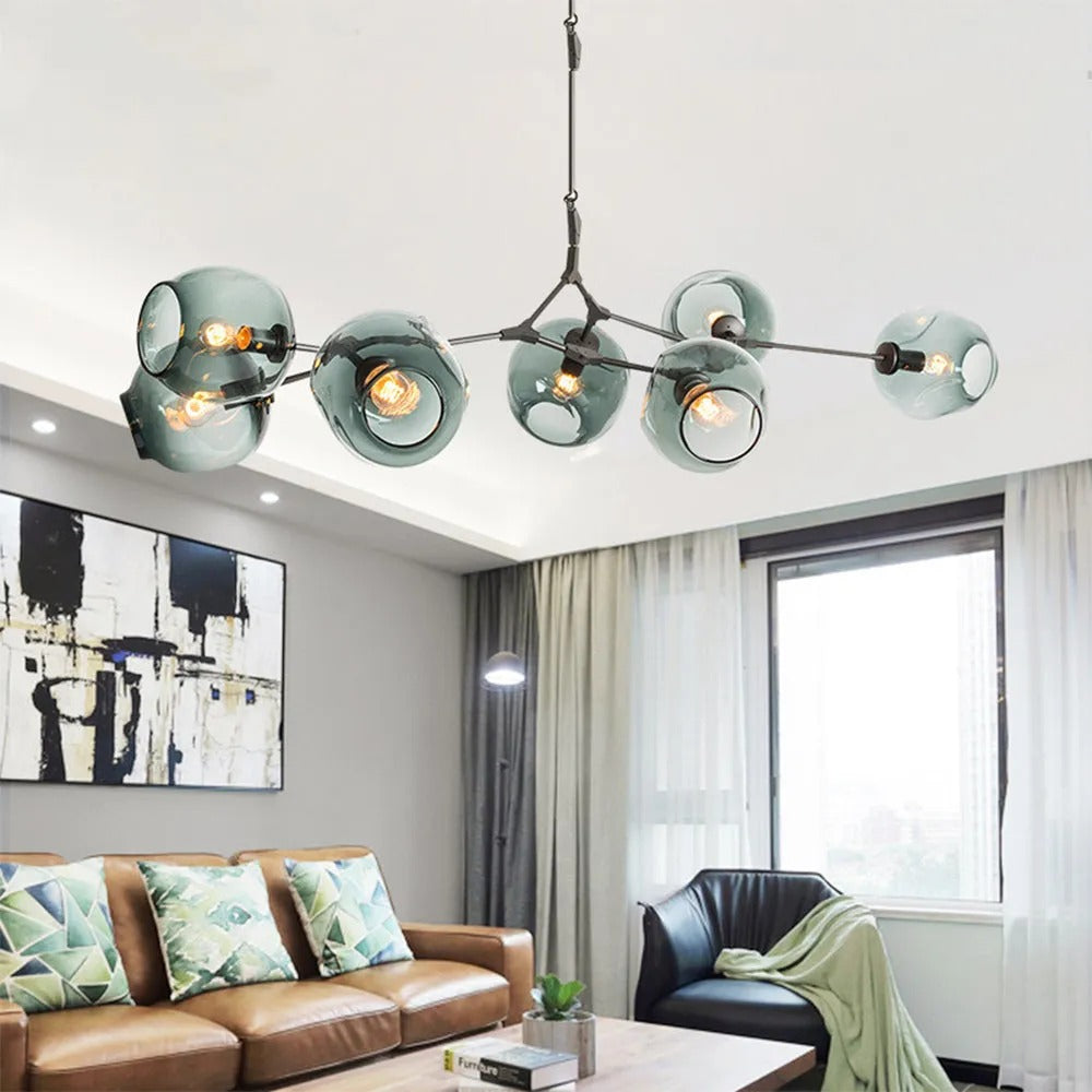 Arlo moderne vertakkende bubbelglazen kroonluchter scene5.webp__PID:fb5de1a0-701d-46c8-89c0-16b319a7a811