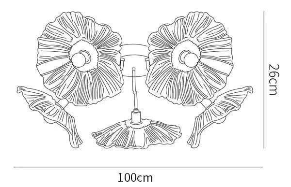 Lampada a sospensione fiore di loto misura M.jpg__PID:36d730c3-505f-454c-8627-1088fd4353cd