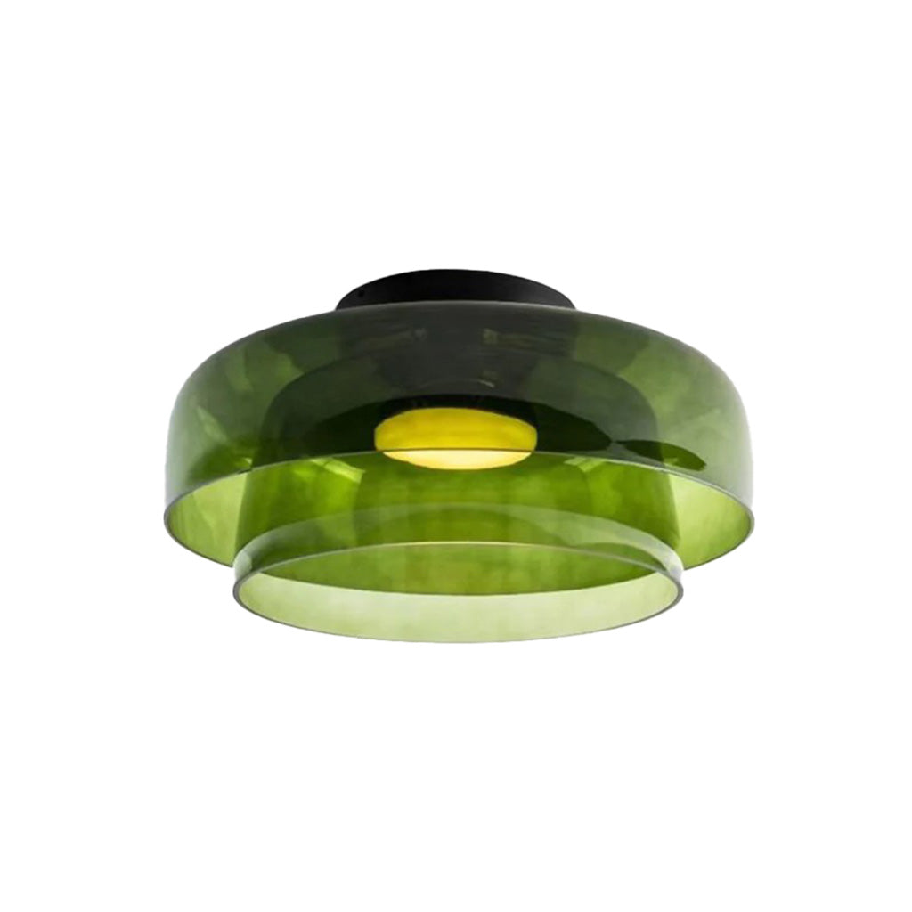 plafonnier en verre à disque à deux couches vert sku.jpg__PID:79594f19-1c23-4335-a838-9a1f5e7fc21e