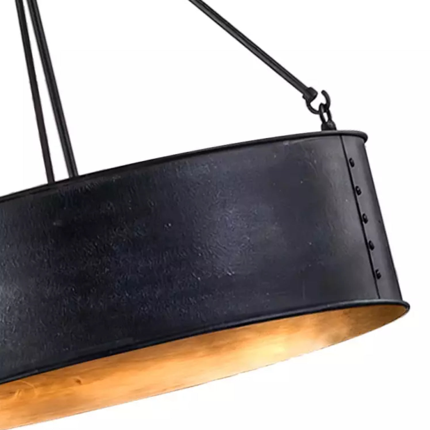 Grayson Industrial Metal Black Drum Pendelleuchte detail3.webp__PID:26c25104-b470-4e82-b8c3-39f22c65c7f1