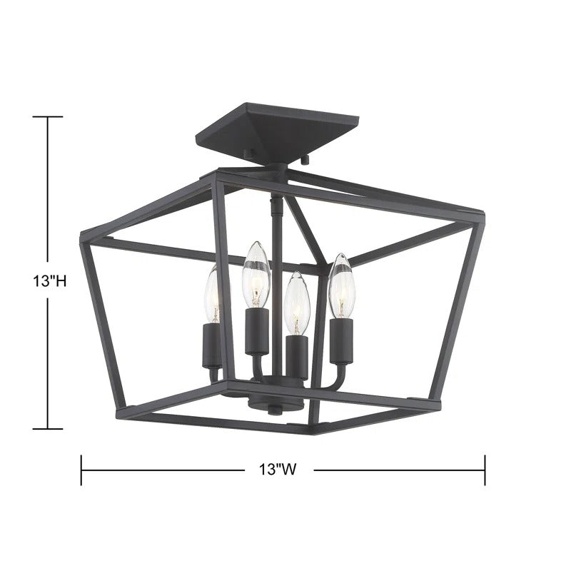 Plafonnier en métal à 4 lumières Clifton Farmhouse size.webp__PID:8e63213a-9b12-4cf8-81f7-66b106ea5f28