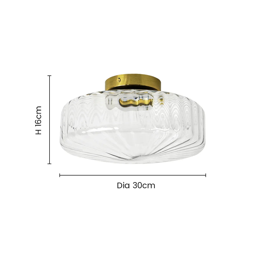Rowena Moderne Ronde Plafondlamp met Geribbeld Glas en Messing (2).webp__PID:d23f9d1a-04d5-4010-8d8b-27deb0a784bb