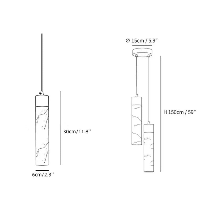 Ismara Lampada a sospensione verticale bianca in ottone alabastro size.jpg__PID:4e61b0c1-8e5f-423f-a80a-82d46ef4d71a