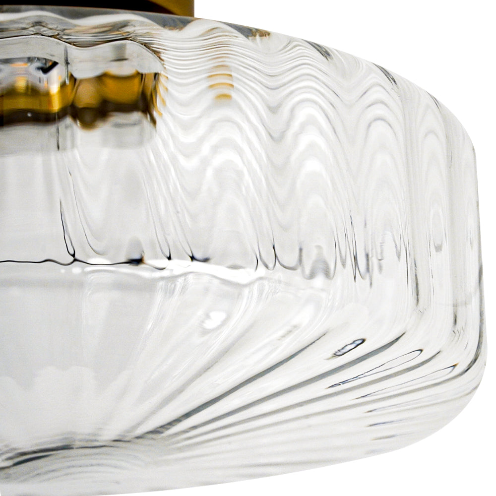 Plafonnier Rowena moderne rond en verre côtelé et laiton (8).jpg__PID:ec9cd6e2-f2bc-4fba-a724-00bafbe9d23f