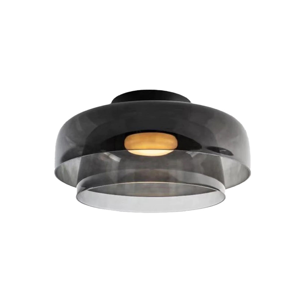 plafonnier en verre à disque à deux couches gris sku.jpg__PID:0b79594f-191c-4323-b528-389a1f5e7fc2
