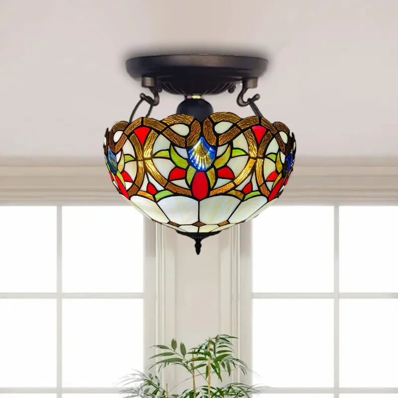 Lámpara de techo con vidrieras artesanales estilo Daphne Tiffany (6).webp__PID:30530e8f-79ad-49bd-9ecc-9966524cc825