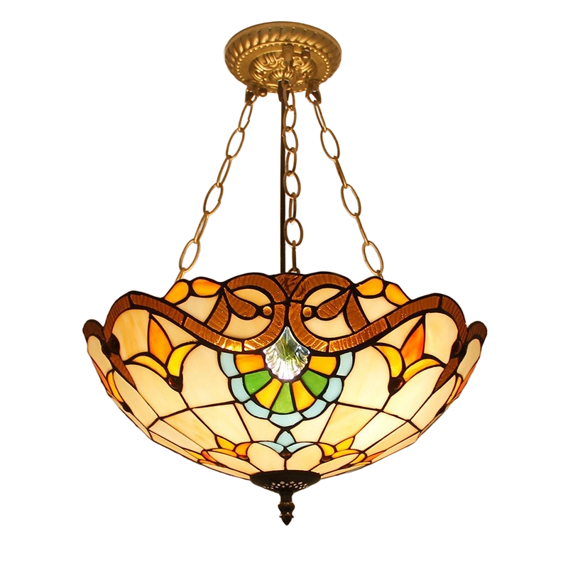 Lámpara de techo con vidrieras artesanales estilo Daphne Tiffany (5).webp__PID:5230530e-8f79-4d79-bd9e-cc9966524cc8