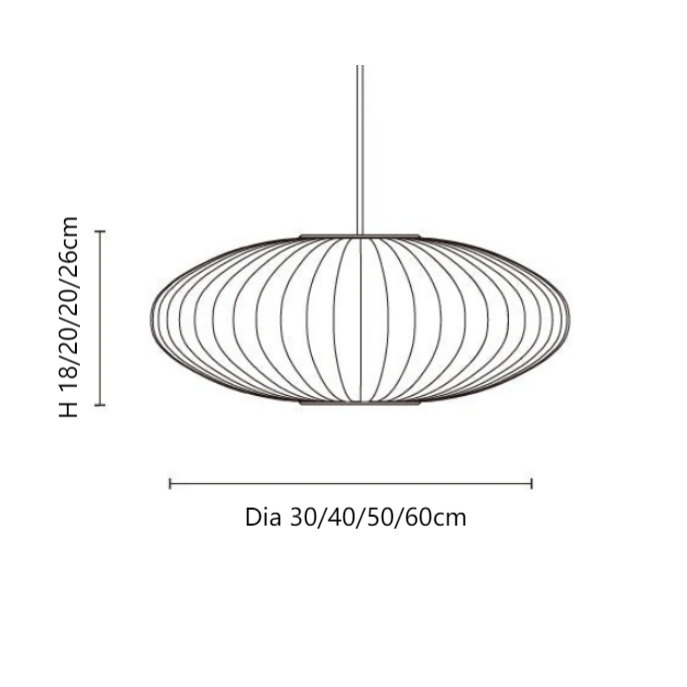 Lampada a sospensione a lanterna moderna in tessuto modello A Hana.png__PID:3ddc1e4e-100a-4f95-a56d-c2be599ca907