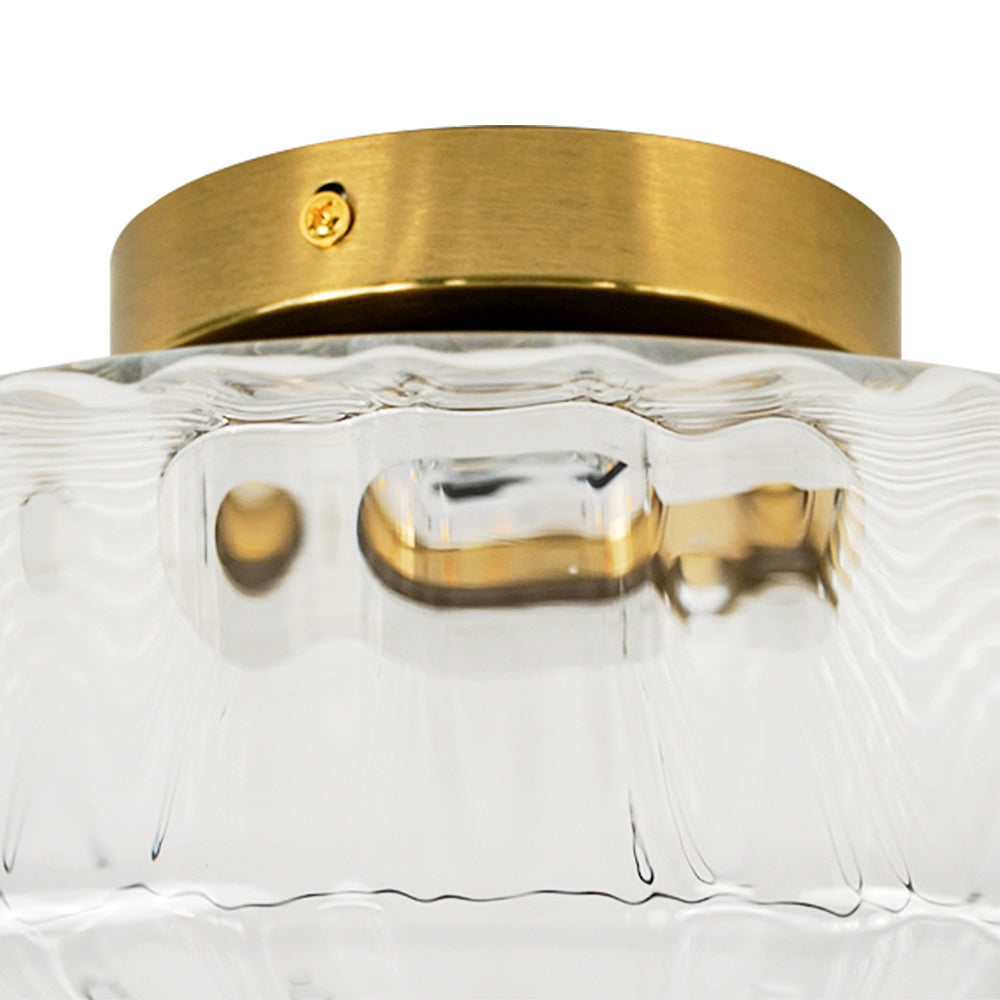 Plafonnier Rowena moderne rond en verre côtelé et laiton (7).jpg__PID:1db3ec9c-d6e2-42bc-bfba-a72400bafbe9