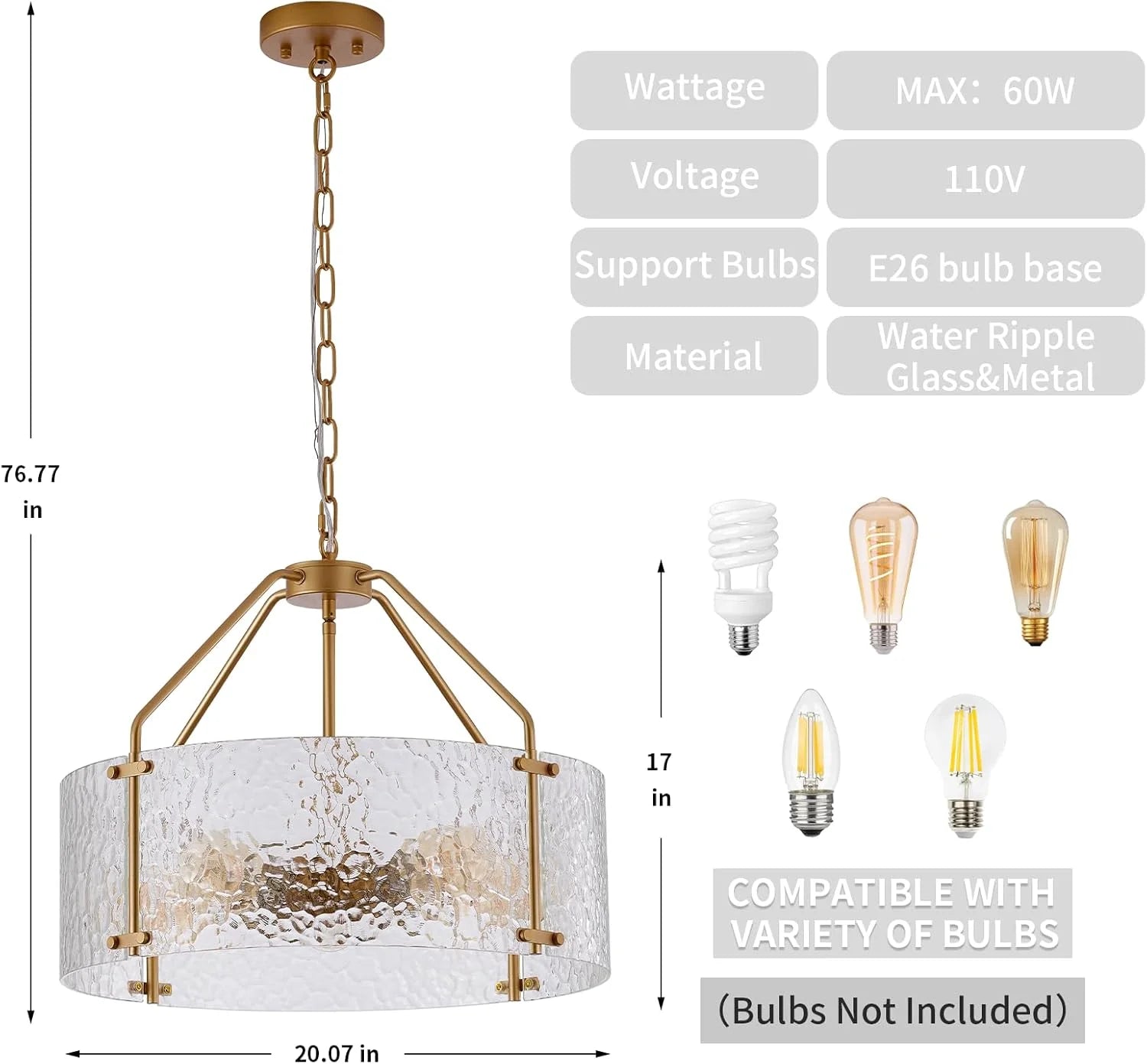 Hestia Modern Water Corrugated Glass Drum Pendant Light (9).webp__PID:c37ba7fa-5c44-47d6-9de5-3a788d0c3226