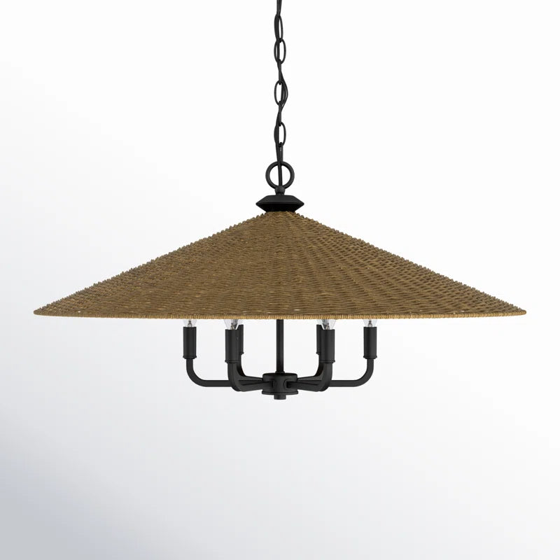 Lámpara colgante de cono de ratán negro de 6 luces American Country (1).webp__PID:40697a8b-0d8e-4597-9313-04df1d4d3af5