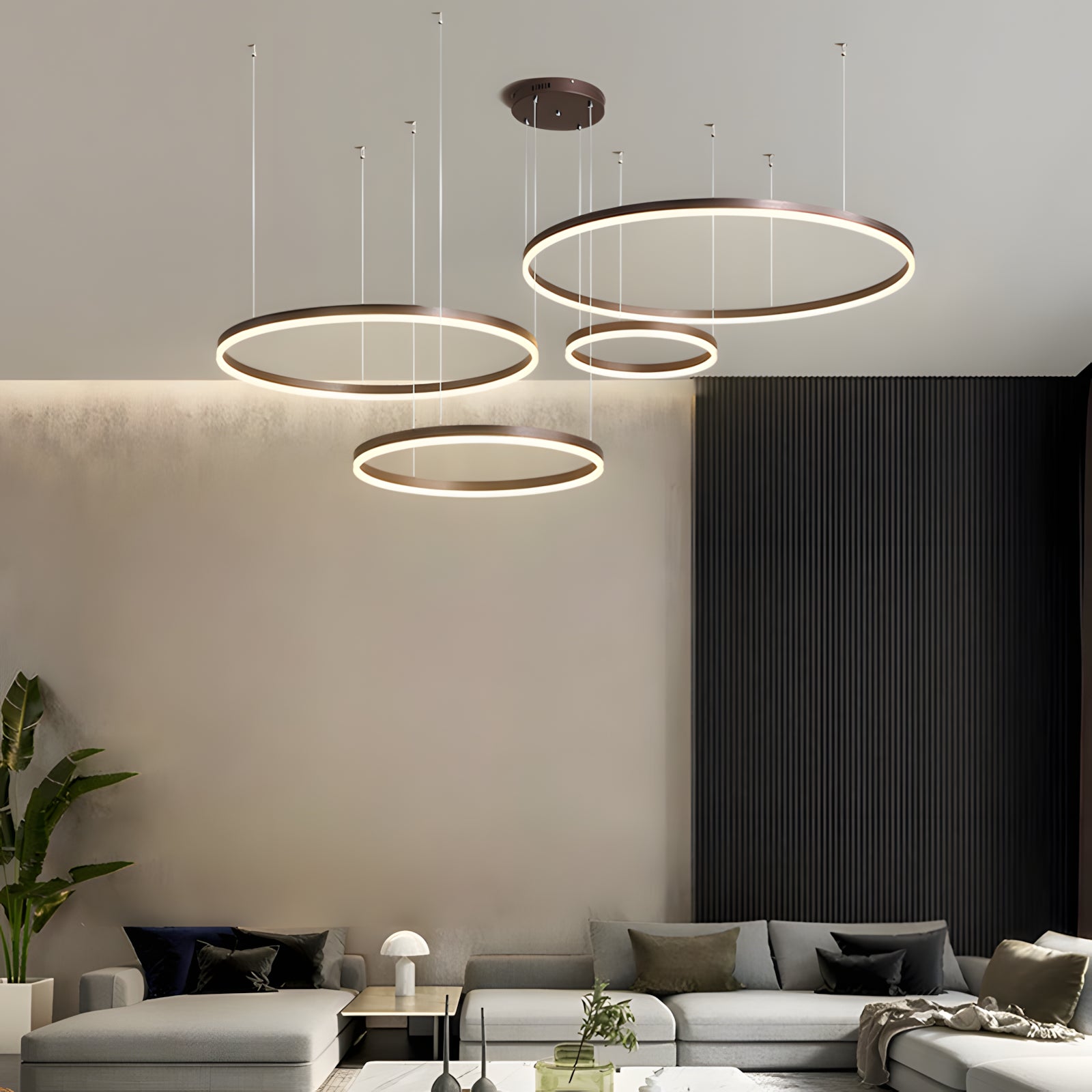 Porcelain flush mount lifestyle scene