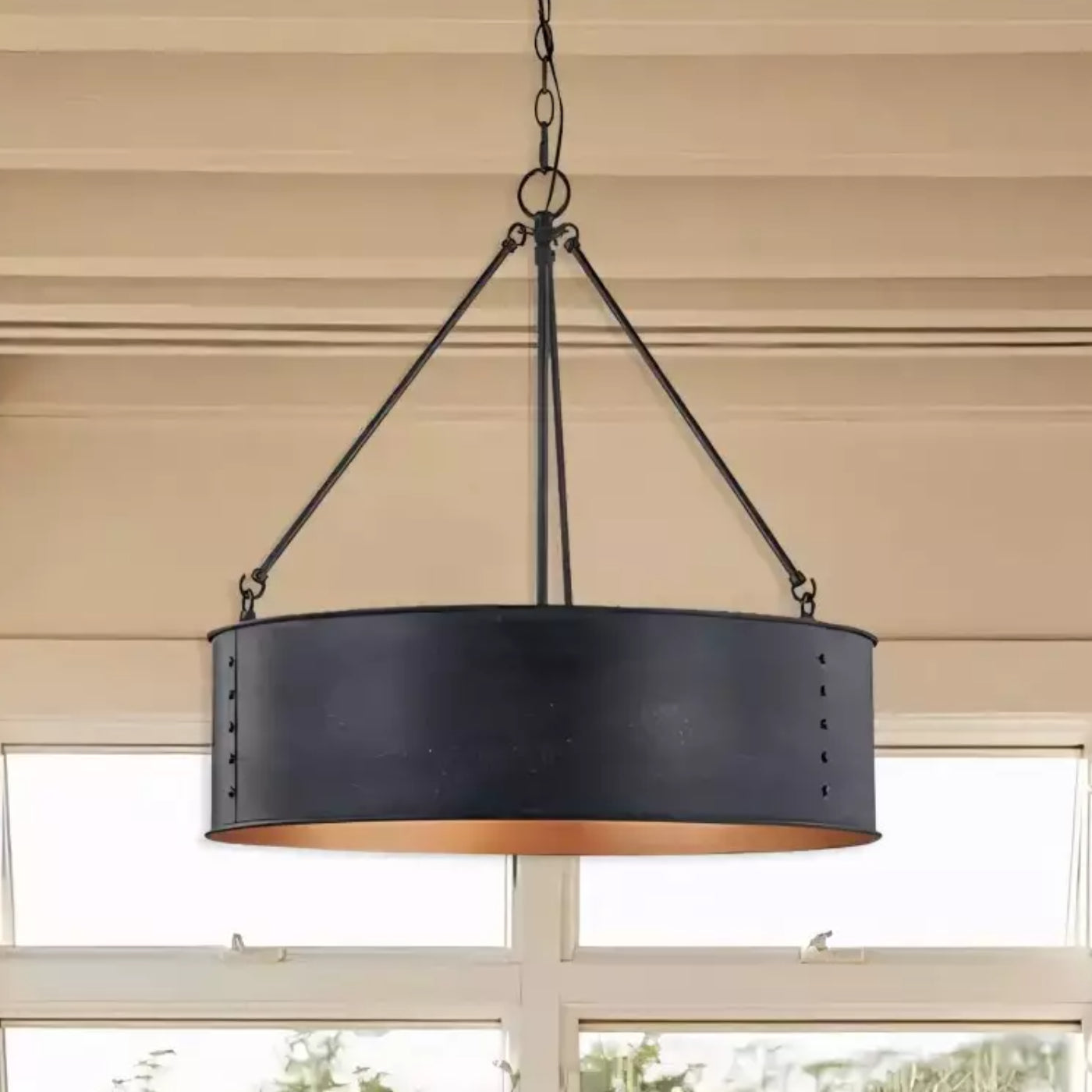 Grayson Industrial Metal Black Drum Pendant Light 2.webp__PID:7e84879f-6fbc-40cc-921c-2e33e6f8444d