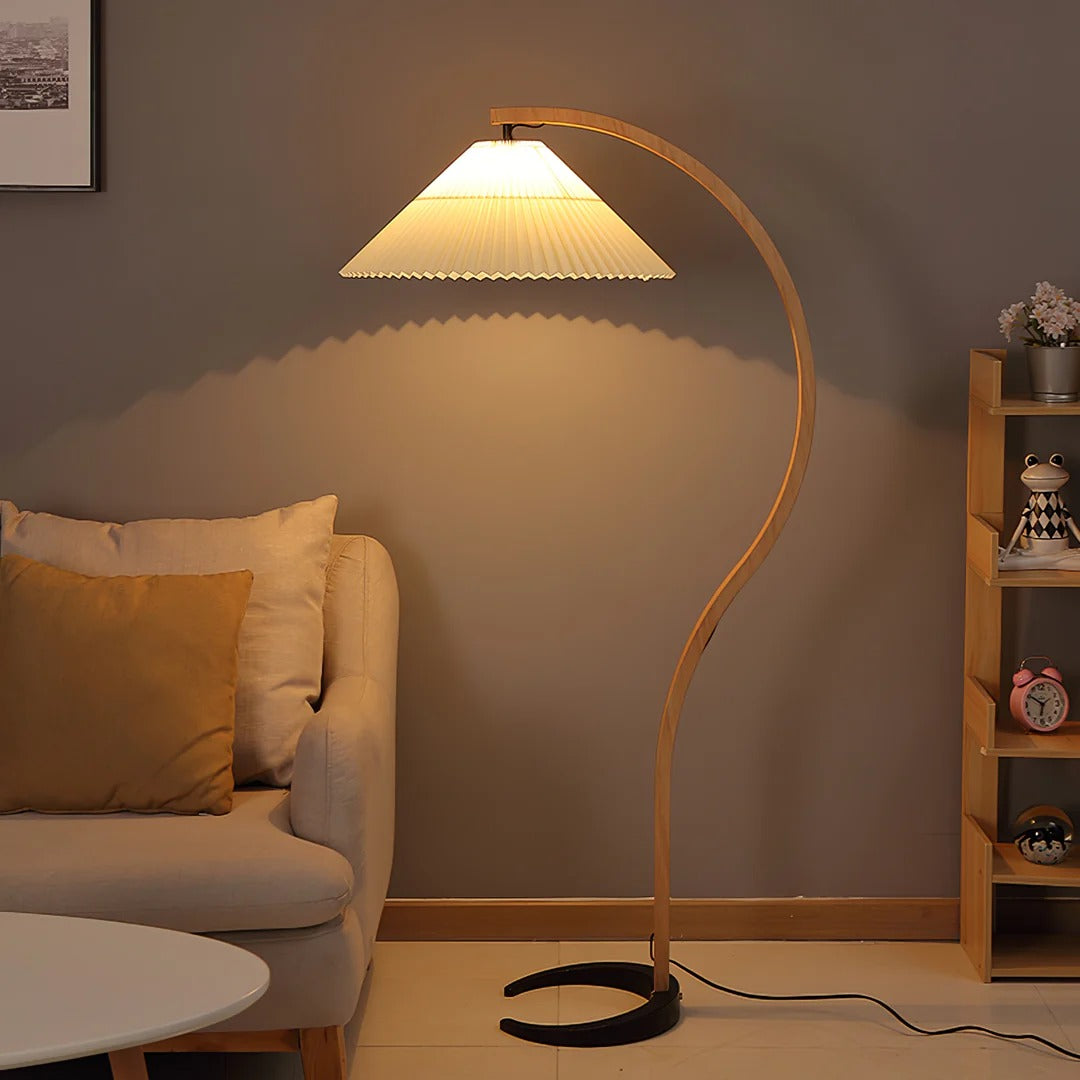 Signe Nordic Curved Wood Floor Lamp scene8.webp__PID:e6859a77-b38a-460d-bd7b-9973e102b0ec
