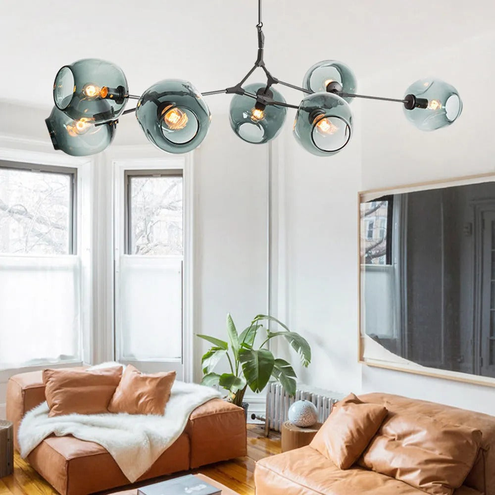 Arlo moderne vertakkende glazen bubbelkroonluchter scene1.webp__PID:cf29c8ca-fb5d-41a0-b01d-f6c889c016b3