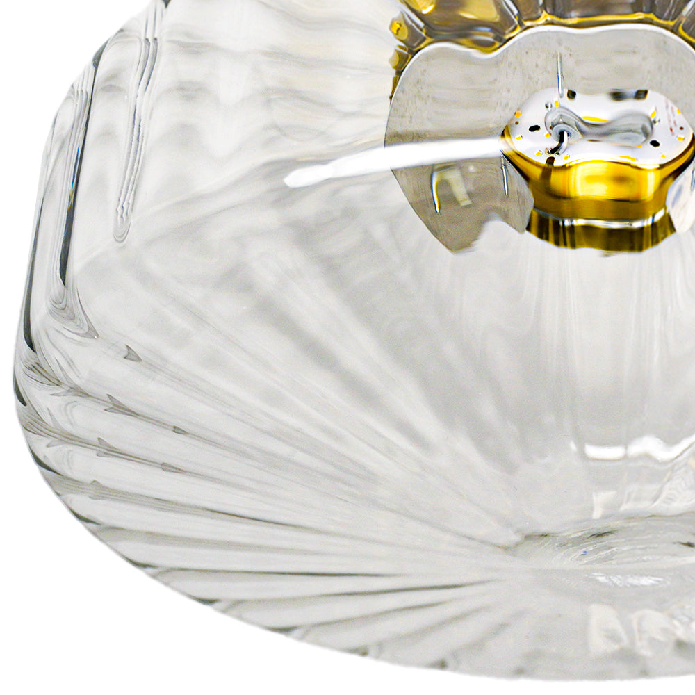 Plafonnier Rowena moderne rond en verre côtelé et laiton (9).jpg__PID:909e1db3-ec9c-46e2-b2bc-3fbaa72400ba