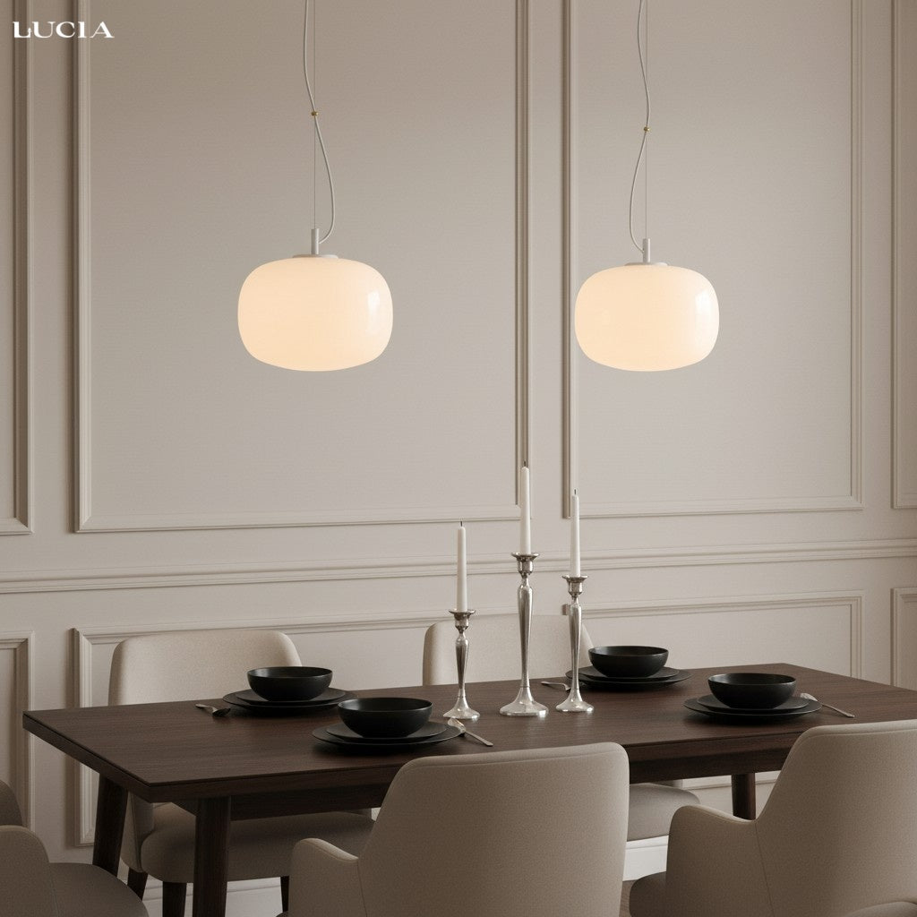 Lampada a sospensione minimalista in vetro lattimo rettangolare arrotondato Chronus (3).jpg__PID:06f9859a-630f-4865-9b73-119a12fda6ef