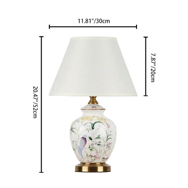 Lampada da tavolo classica conica in ceramica Aenia Mid-Century size.webp__PID:4a3af4ef-2f7f-484d-b402-09c2ae0f7a88