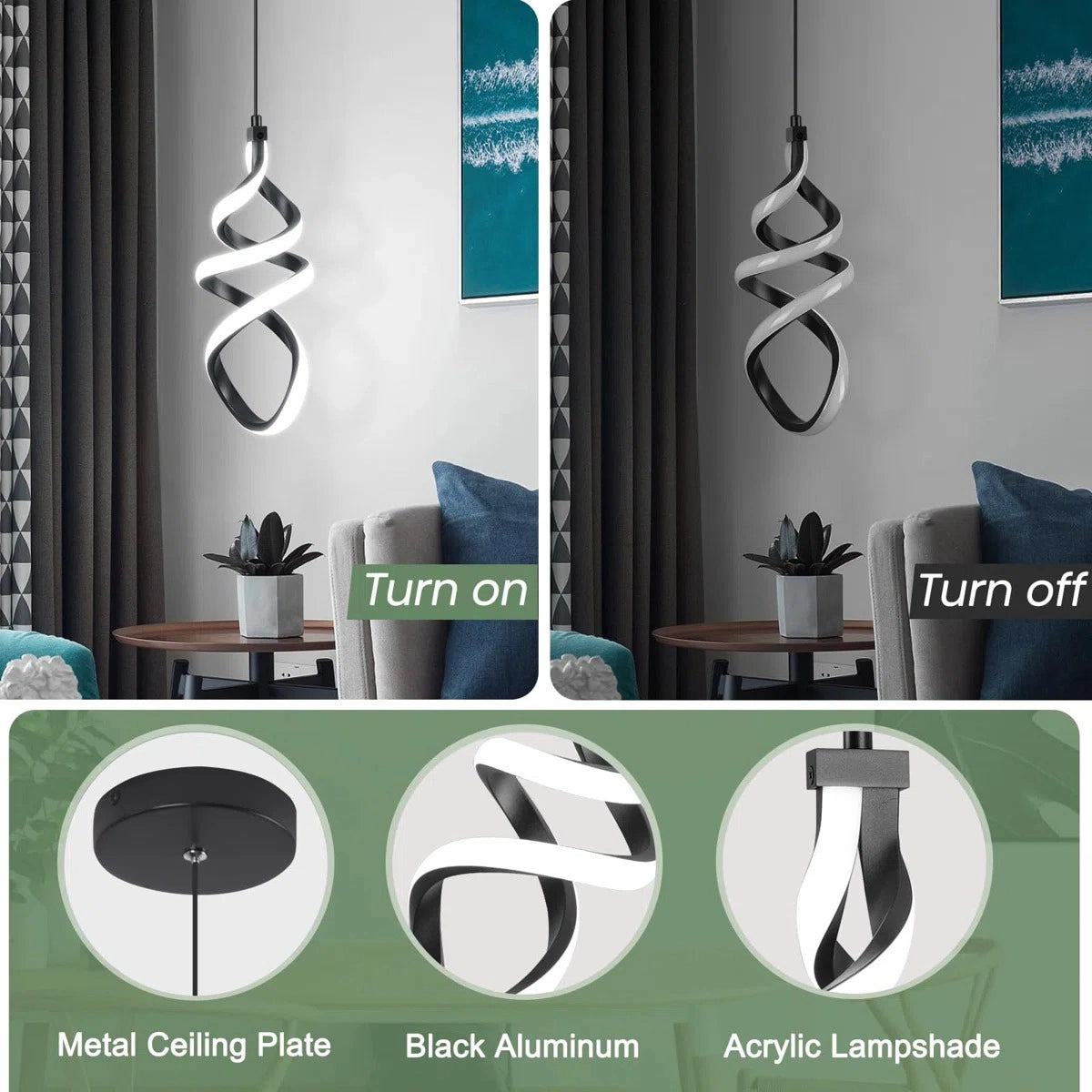 Ray Modern Aluminum Spiral LED Pendant Light detail2.webp__PID:53683ad4-ae1f-46b8-b8cc-805248de892c