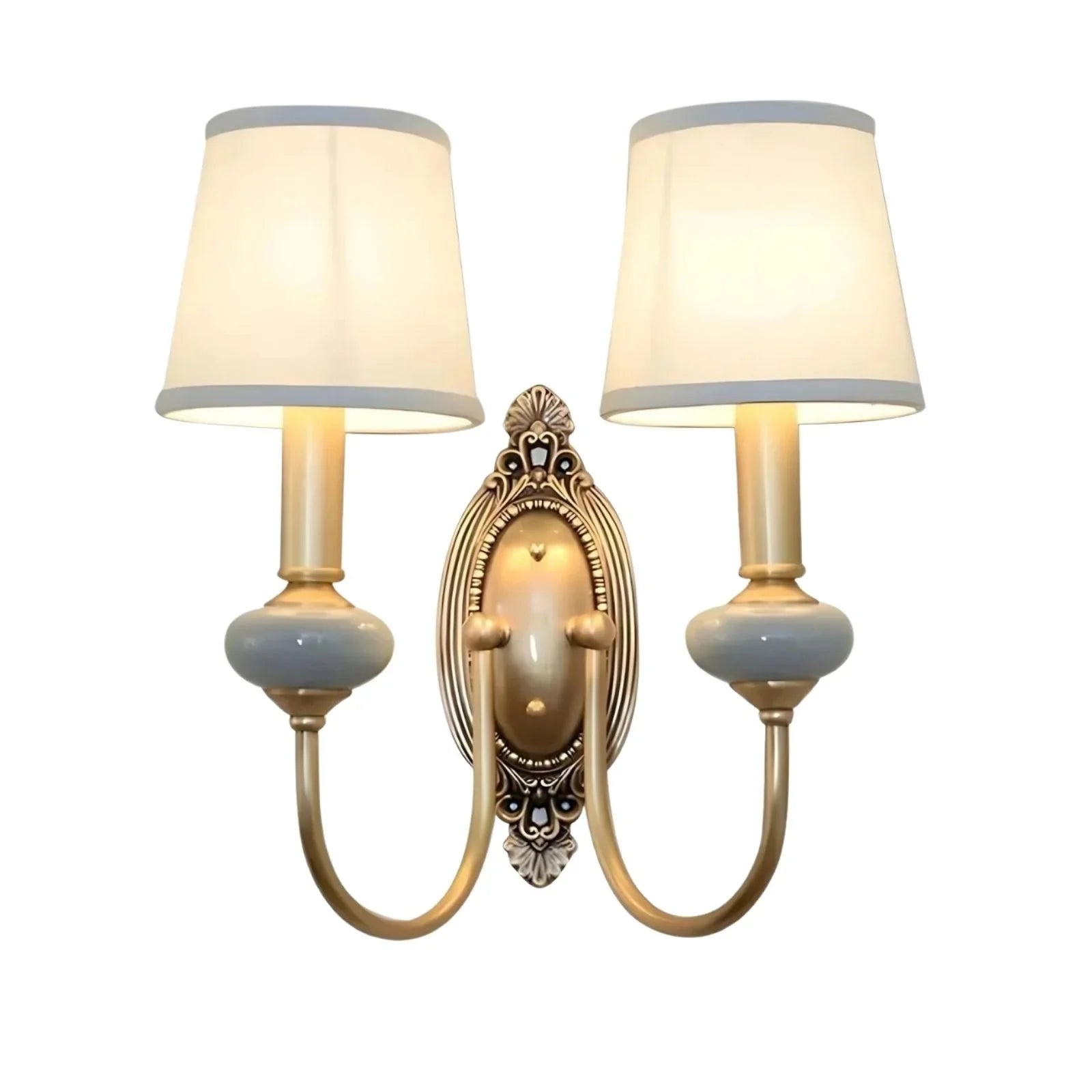 Applique murale en verre Freya Lotus ambre.jpg__PID:ef8c0e3d-8f95-4e31-aa2a-34849744b6c6