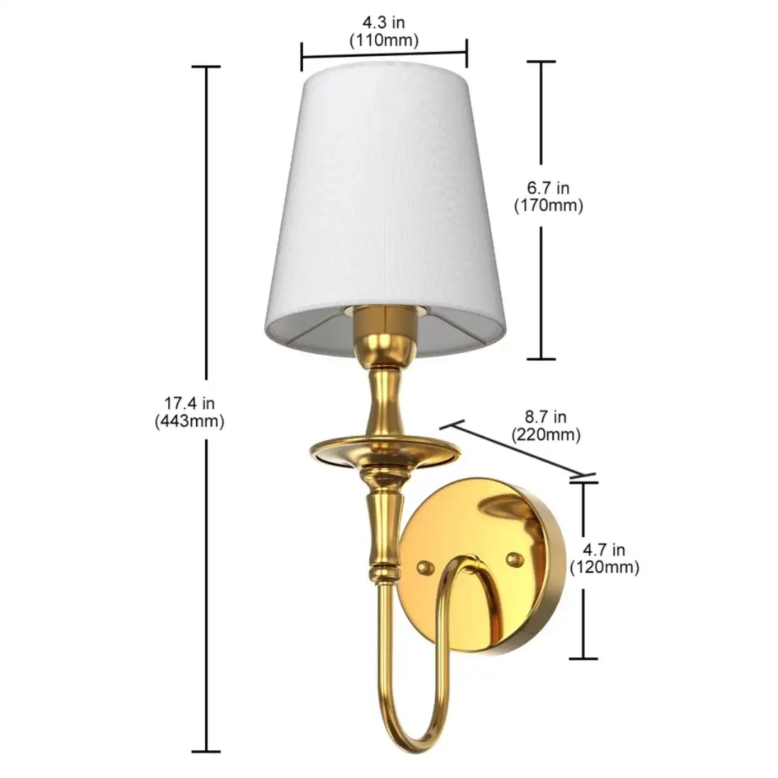 Aplique de pared con brazo curvo dorado clásico retro Xanthecc.webp__PID:a56f3ccb-cafa-4781-93b1-02d1d671e5c8