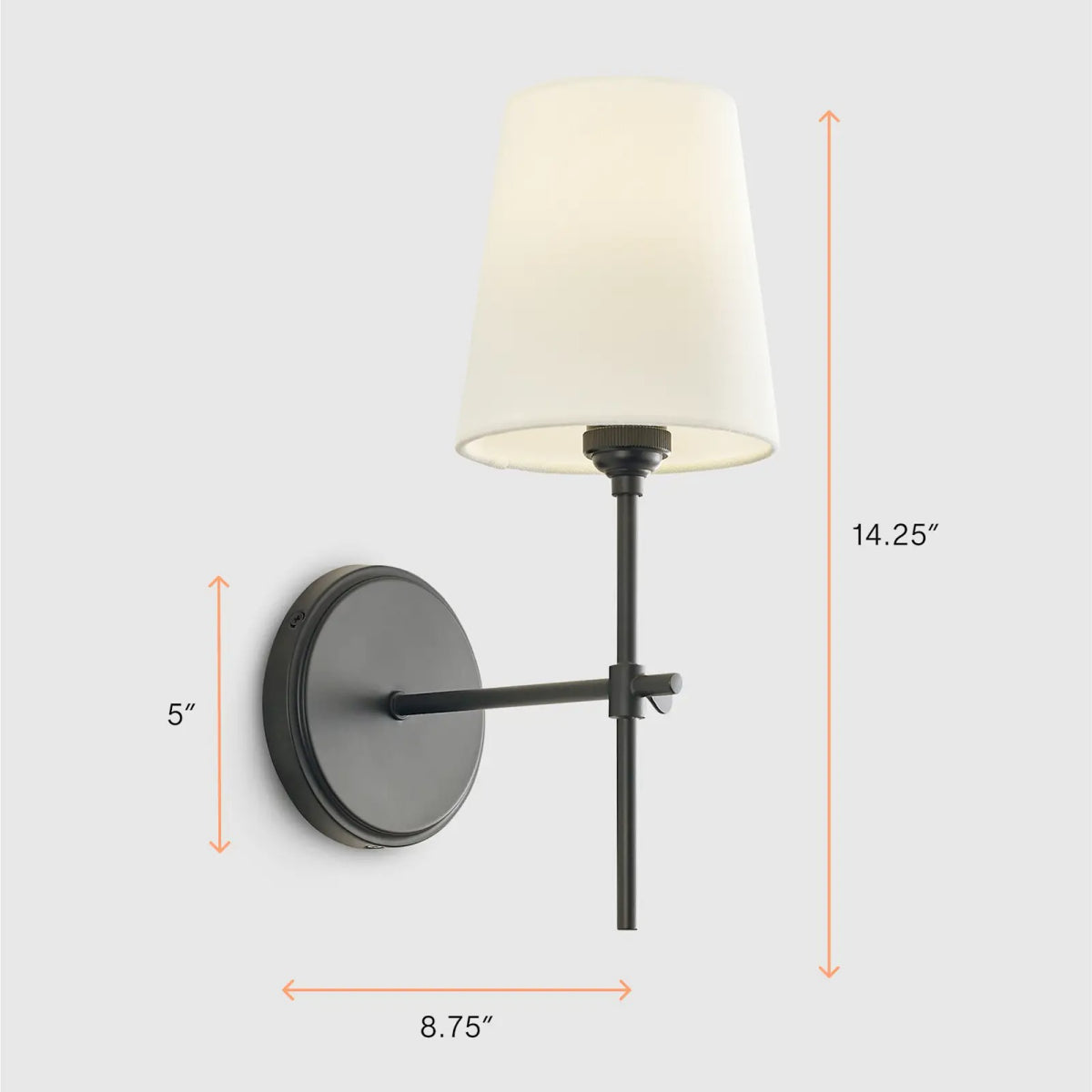 Applique a 1 luce in tessuto minimalista ambrato in ottonecc.webp__PID:4e73b141-9db4-457a-8db6-5afde851b3e4