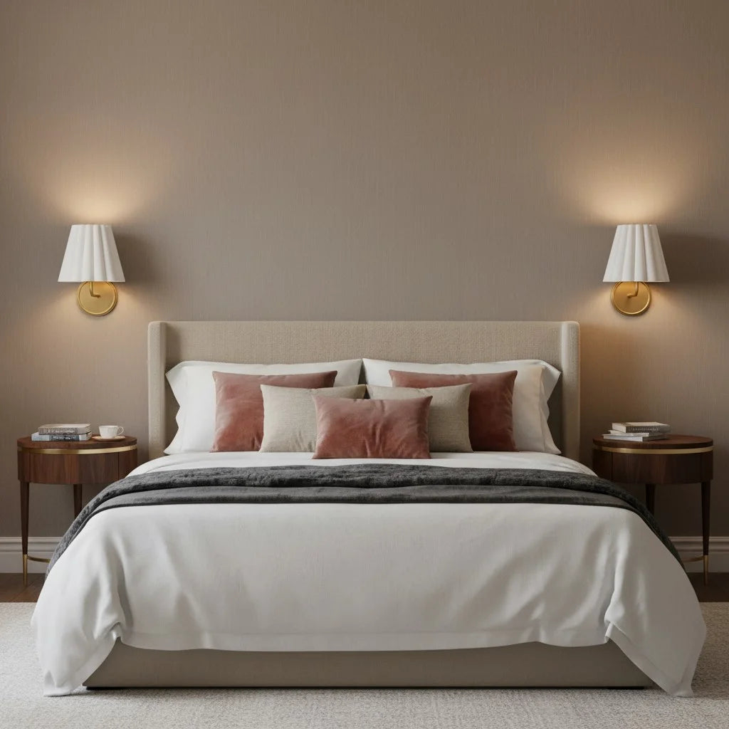 Aplique de pared cónico de tela de lino con textura minimalista Kaiya12.webp__PID:01f2e18f-42a0-43d9-be7b-38cbb6927412