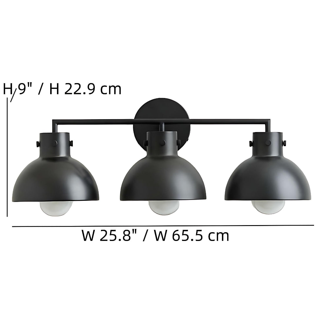 Lampada da parete Jasper Industrial in vetro con sfera di metallo size.webp__PID:ef823a18-22f8-4a67-9333-62ee7ac83094
