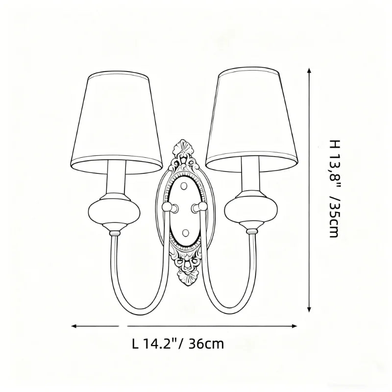Applique d'abat-jour en tissu à bras classique Deliah 13.webp__PID:2d4a0683-ede7-4fdd-925c-995964faff36