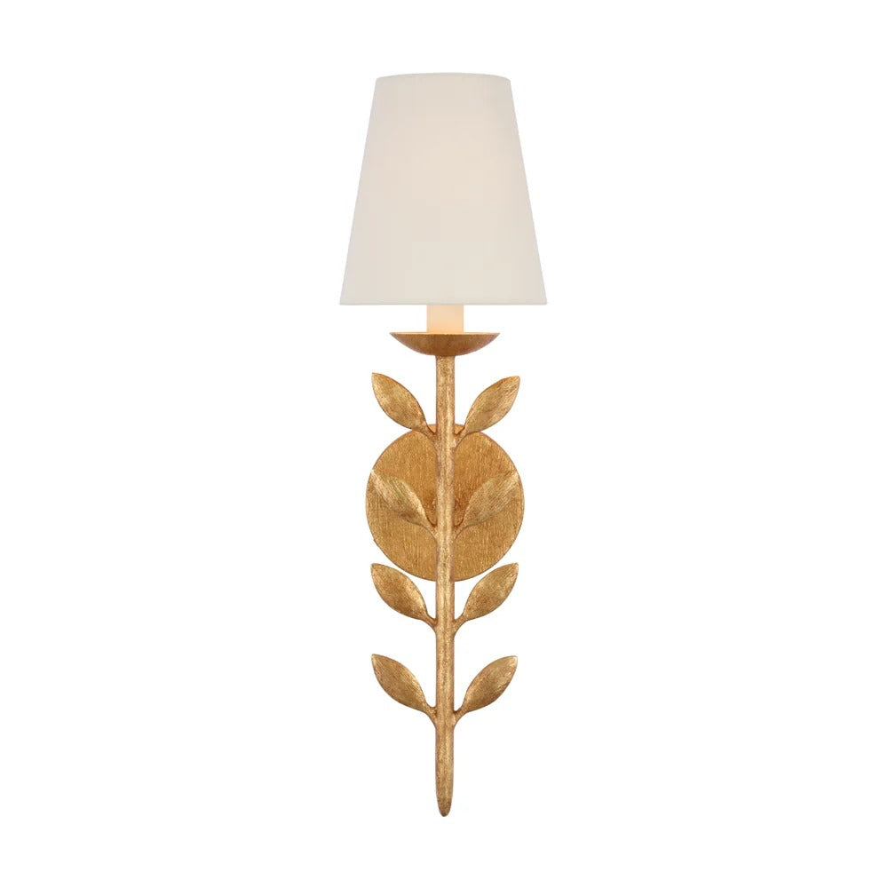 Lampada da parete moderna Asher in metallo a forma di foglia foglia oro anticato.jpg__PID:14b1b1b5-2d2c-41fb-ba90-335d7688d954