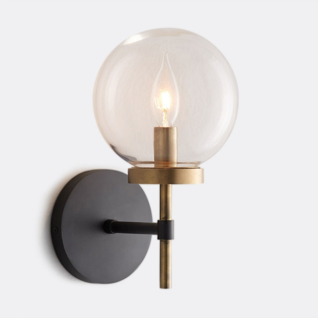 Applique da parete in vetro trasparente con globo industriale moderno Artemis1 (4).jpg__PID:59027b75-0e6d-4ba1-8c08-0162cd9943ca