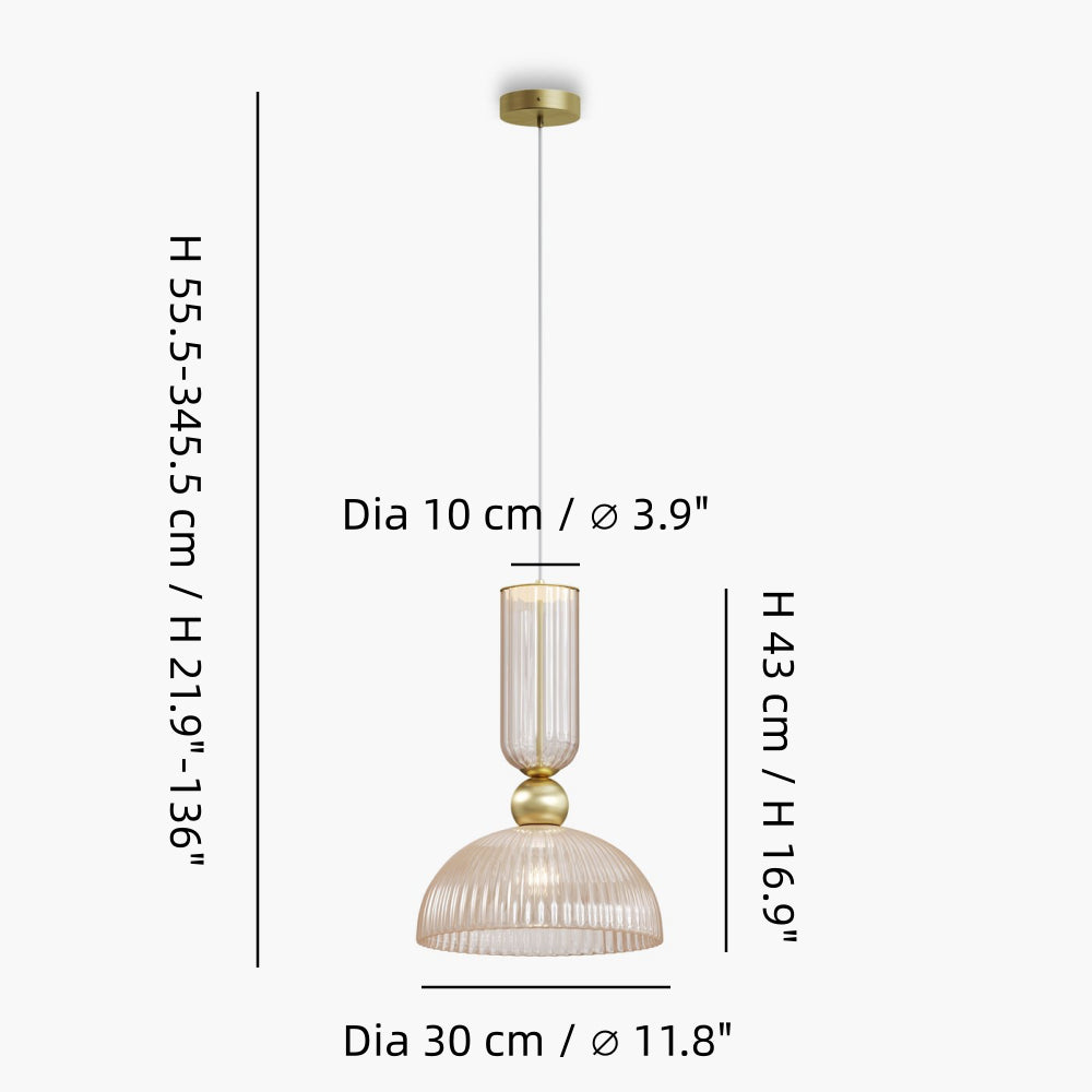 Lámpara colgante de vidrio moderna con forma de campana Eilidh1.webp__PID:9c15db04-0dbb-43ad-b332-cb61cc6c05a7