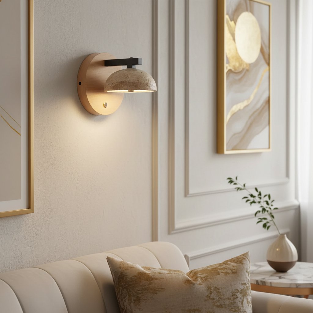 Sconce da parete rotonda in legno di travertino vintage Riley8.webp__PID:c6614869-d564-4d40-807f-0c2b8c9bc615